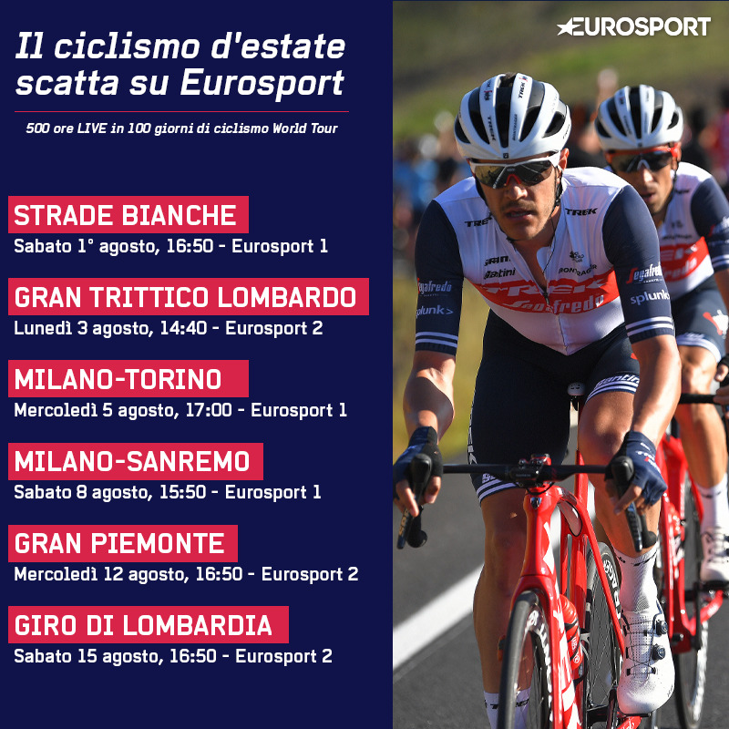Strade Bianche Inaugura 100 Giorni Di Ciclismo In Diretta Su Eurosport Digital News Strade Bianche Inaugura 100 Giorni Di Ciclismo In Diretta Su Eurosport Digital News