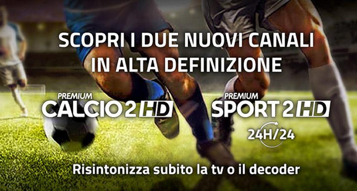 Foto - Mediaset Premium Calcio 2 HD dal 4 Settembre disponibile in Alta Definizione