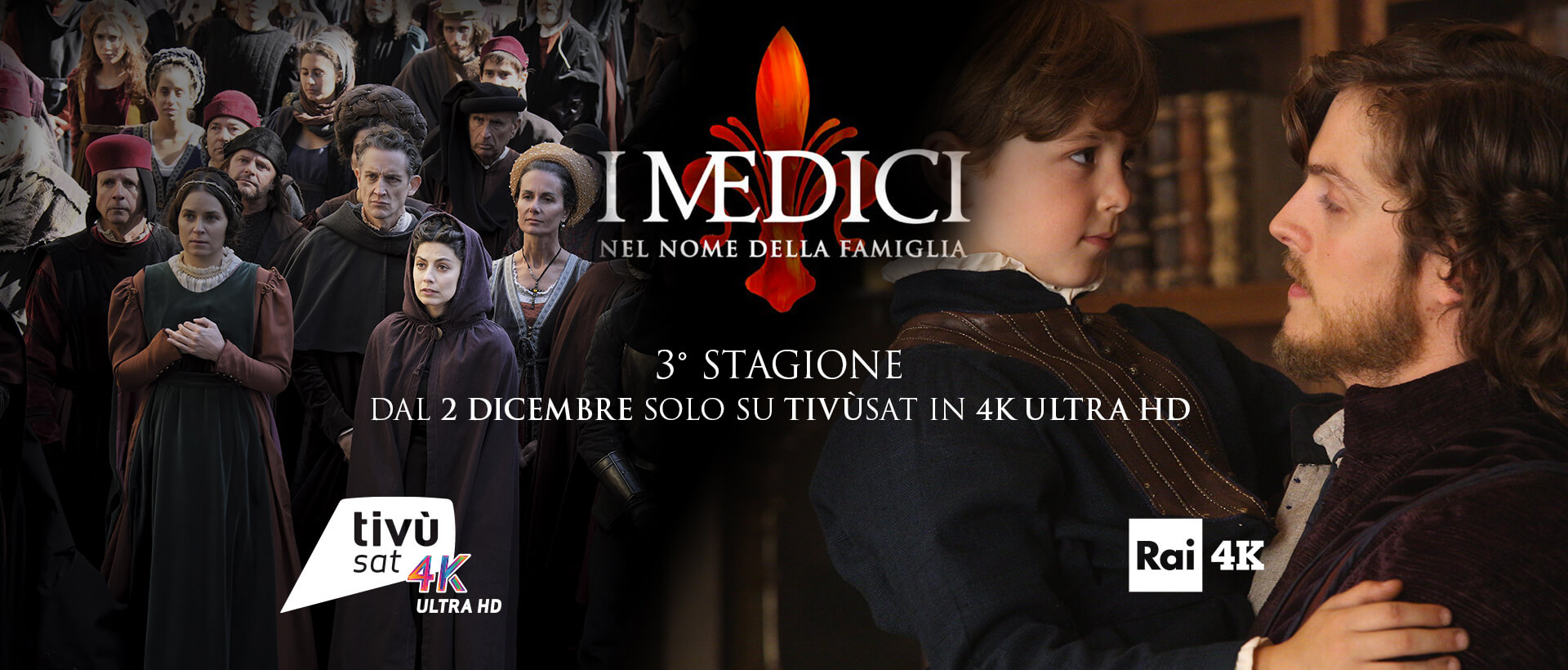 Foto - I Medici - Nel nome della famiglia, in Ultra HD Rai 4K al canale 210 tiv&ugrave;sat.