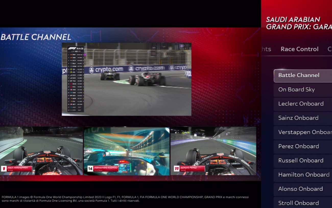 Foto - La nuova App Live Sky Sport F1, tutte le novit&agrave; e gli onboard a portata di telecomando!