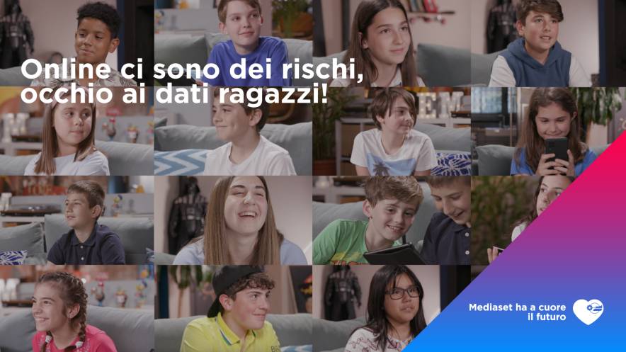 Foto - Mediaset lancia la nuova campagna &ldquo;Occhio ai dati, ragazzi!&rdquo; per la tutela dei minori sul web