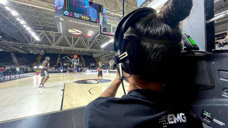 Foto - EMG e la copertura televisiva di Eurolega e Eurocup Basket, produzione di alta qualit&agrave;