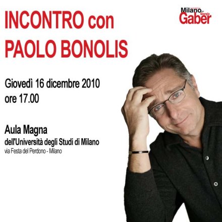 Bonolis alla Statale: ''Certa tv ha contribuito a corrompere il nostro Paese'' Bonolis: certa tv ha contribuito a corrompere il nostro Paese