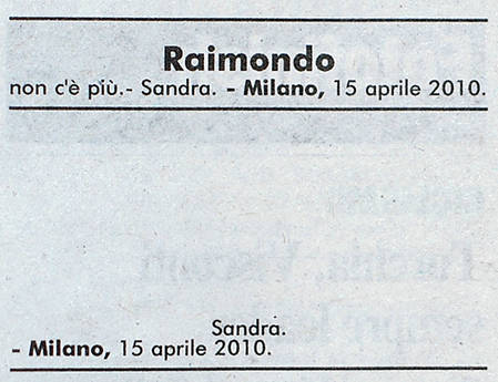Folla per l'ultimo saluto a Raimondo, Diretta dei funerali domani su Canale 5