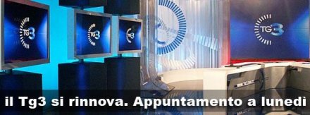 Il Tg3 da lunedì si rinnova: nuovo logo, studio e veste grafica