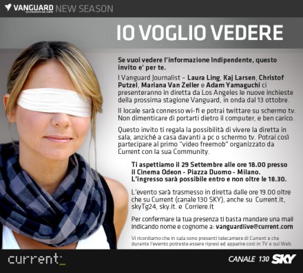 Immagine di Current Tv presenta live le nuove inchieste indipendenti &#039;Vanguard&#039;