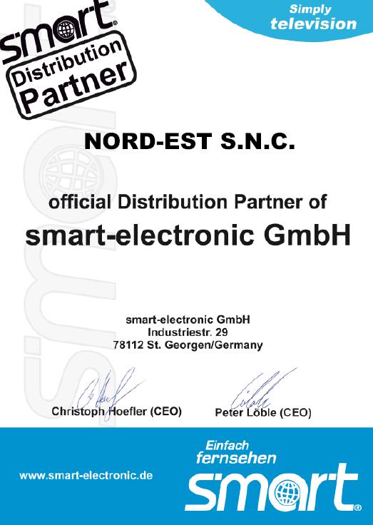 Immagine di Il marchio Smart Satellite distribuito in Italia da Nord Est snc