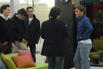 Francesco Totti nella casa del GF