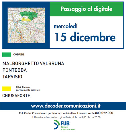 Immagine nel testo correlata a: Switch off Nord Italia, con Tarvisio si chiudono le operazioni del 2010