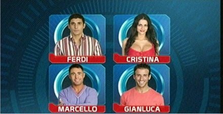 Diario GF9 #15: Gianluca, Ferdi, Cristina e Marcello i finalisti del reality - Finalisti - Digital-Sat.it