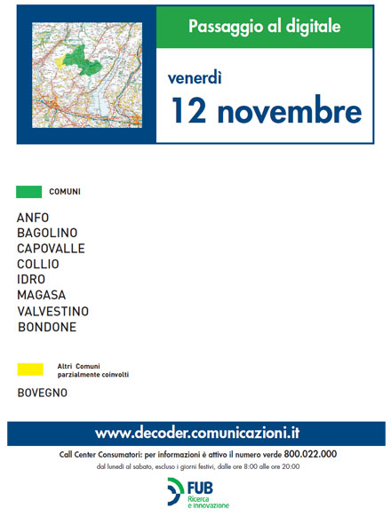Immagine nel testo correlata a: Switch off Nord Italia, le operazioni di oggi - venerdì 12 novembre