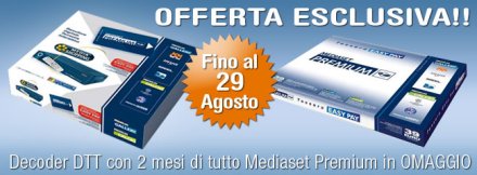 Immagine di Mediashopping: decoder DTT + tessera Mediaset Easy Pay