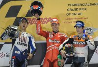 Il podio del Gp del Qatar del 2008 - Digital-Sat