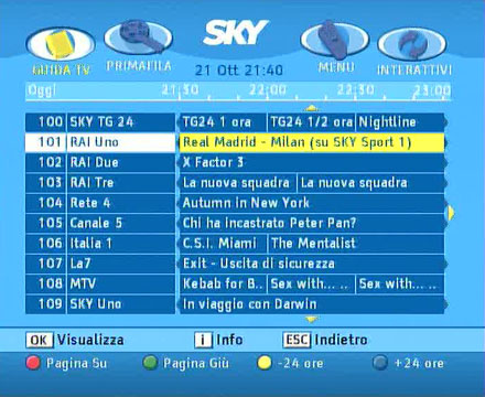 Real - Milan in chiaro per tutti. E Sky 'corregge' l'EPG di Raiuno sugli Skybox @Digital-Sat