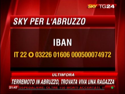 Visualizza: SkyTg24, prosegue la maratona informativa sul terremoto su Digital-News.it Immagine di SkyTg24, prosegue la maratona informativa sul terremoto