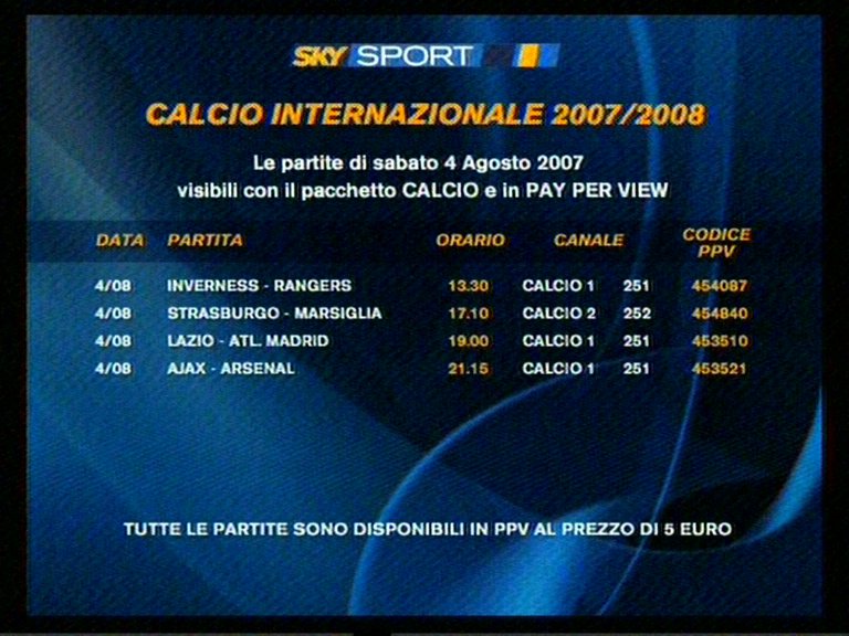 Visualizza: Il calcio su Primafila Sky domani costa 3 euro? Pare di no... su Digital-News.it Immagine di Il calcio su Primafila Sky domani costa 3 euro? Pare di no...