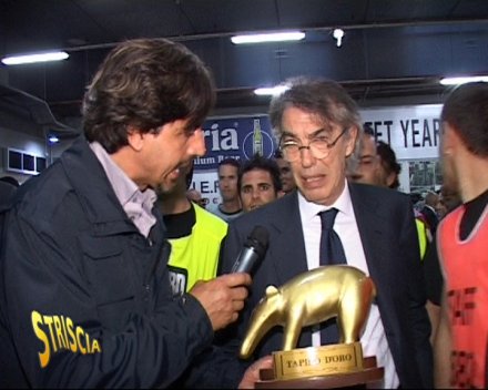 Immagine di L&#039;Inter perde il Derby...., Tapiri d&#039;Oro per Mancini e Moratti