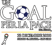 Visualizza: Un Goal per la Pace a San Siro: Iraq - Resto del Mondo (differita Rai 3 ore 23) su Digital-News.it Immagine di Un Goal per la Pace a San Siro: Iraq - Resto del Mondo (differita Rai 3 ore 23)