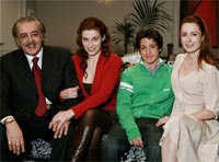 Immagine di Sandro Curzi e l&#039;attore Barreca commentano l&#039;esordio di Agrodolce