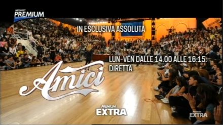 Terminate le trasmissioni di Premium Extra 2, il live di 'Amici' cambia canale Terminate le trasmissioni di Premium Extra 2, il live di 'Amici' cambia canale