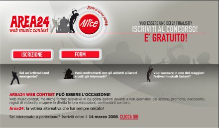 Immagine di Area 24, format tv per band emergenti su Rosso Alice