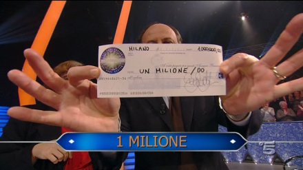 Michela De Paoli vince 1 milione di euro a ''Chi vuol essere milionario''