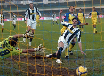 Chievo Juventus, gol di Iaquinta @Digital-Sat.it