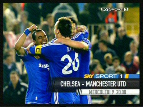 Chelsea - Man United su SKY
