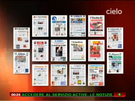 L'edizione serale di SkyTg24 su Cielo da oggi si sposta alle 20 