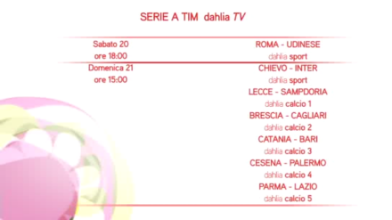 Serie A su Dahlia - In anteprima i telecronisti della 13a giornata Serie A su Dahlia - In anteprima i telecronisti della 13a giornata