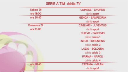Dahlia Calcio Serie A - in anteprima i telecronisti della 14a giornata Dahlia Calcio Serie A - in anteprima i telecronisti della 14a giornata