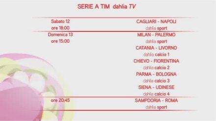 Dahlia Calcio Serie A - in anteprima i telecronisti della 16a giornata Dahlia Calcio Serie A - in anteprima i telecronisti della 16a giornata