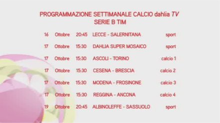 Dahlia Serie B - in anteprima i telecronisti della 10a giornata e Supermosaico Dahlia Serie B - in anteprima i telecronisti della 10a giornata e Supermosaico