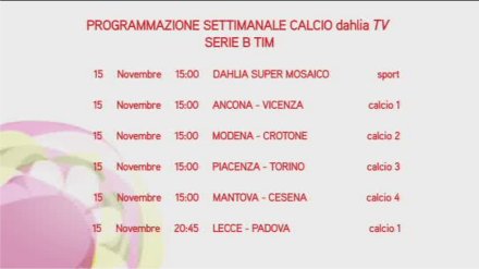 Dahlia Serie B - in anteprima i telecronisti della 14a giornata e Supermosaico Dahlia Serie B - in anteprima i telecronisti della 14a giornata e Supermosaico