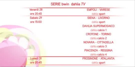 Serie bwin su Dahlia - In anteprima i telecronisti della 24a giornata Serie bwin su Dahlia - In anteprima i telecronisti della 24a giornata