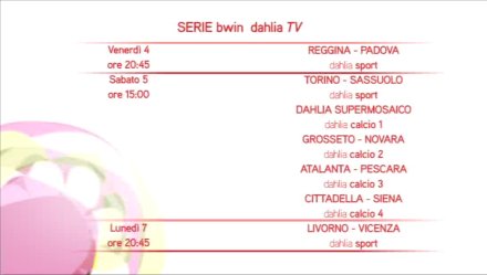 Serie bwin su Dahlia - In anteprima i telecronisti della 25a giornata Serie bwin su Dahlia - In anteprima i telecronisti della 25a giornata