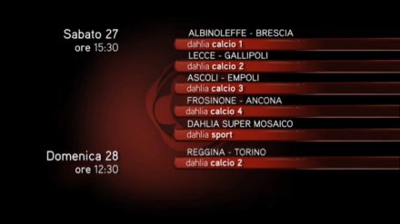 Dahlia Serie B - in anteprima i telecronisti della 32a giornata e Supermosaico Dahlia Serie B - in anteprima i telecronisti della 32a giornata e Supermosaico