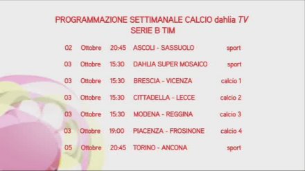 Dahlia Serie B - in anteprima i telecronisti della 8a giornata e Supermosaico