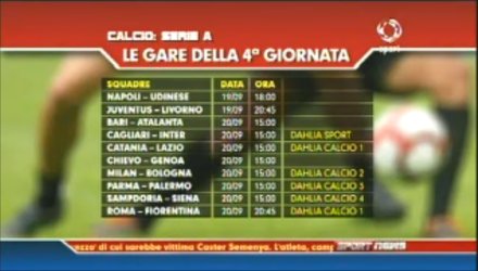 Dahlia Calcio Serie A - in anteprima i telecronisti della 4a giornata Dahlia Calcio Serie A - in anteprima i telecronisti della 4a giornata