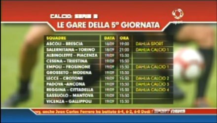 Dahlia Serie B - in anteprima i telecronisti della 5a giornata e Supermosaico Dahlia Serie B - in anteprima i telecronisti della 5a giornata e Supermosaico