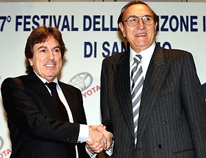 Immagine di Crollo Sanremo: le parole di Del Noce e Baudo in conferenza stampa