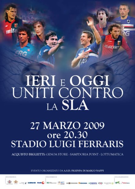 Immagine nel testo correlata a: Derby della solidarietà: oggi Genoa-Sampdoria (diretta tv Sportitalia)