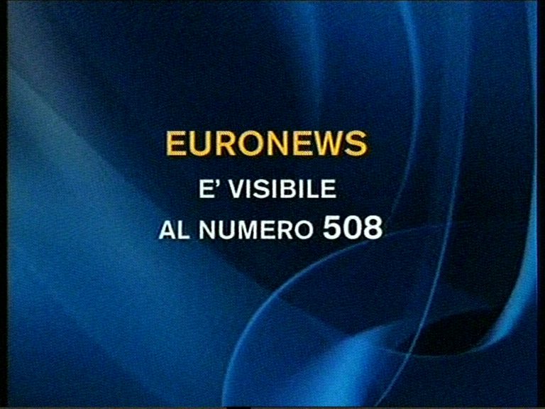 Euronews si sposta sul canale 508 dello SKYBox Euronews sul canale 508
