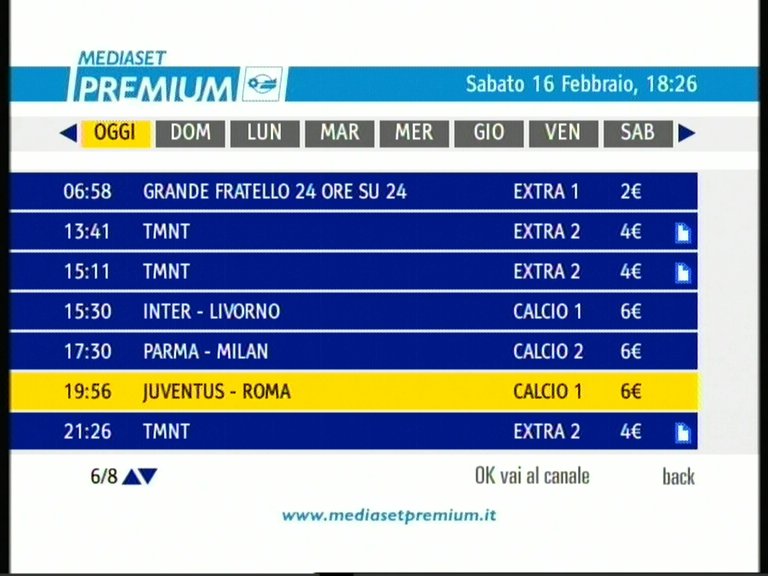 Immagine di La nuova guida interattiva di Mediaset Premium Gallery