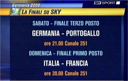 Mondiali Sky - Le ultime ore prima delle Finali Mondiali Immagine nel testo correlata a: Mondiali Sky - Le ultime ore prima delle Finali Mondiali