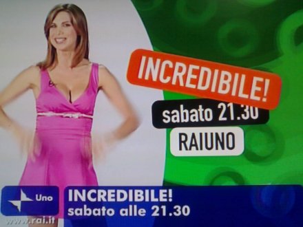 Immagine di Veronica Maya nel sabato sera di Raiuno, &#039;&#039;Incredibile&#039;&#039;