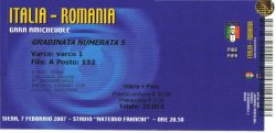 Biglietto Italia-Romania