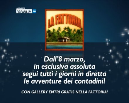 Immagine di La Fattoria 4 sul digitale Mediaset Premium compresa nel pacchetto Gallery