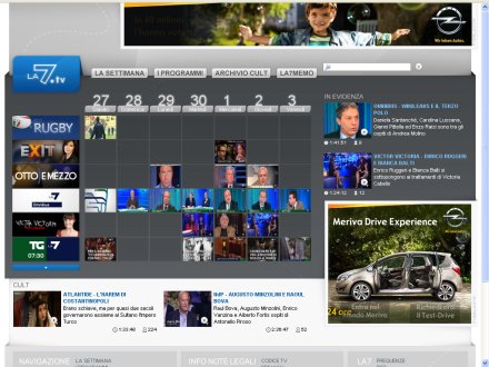 Immagine di Maggio record per il web La7, crescita anche sui canali Youtube e sui social network - Scopri su Internet e Tv