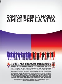 Immagine di Tutti per Stefano Borgonovo, Fiorentina e Milan per la ricerca sulla SLA (Sky)